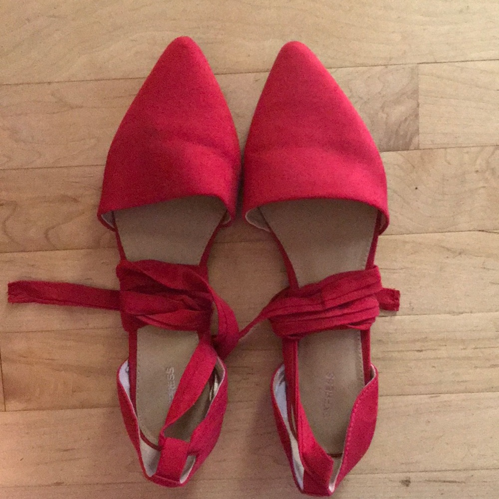 Express Lace Up Flats